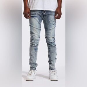 NWT Crysp Denim Men’s Montana Distressed Jeans